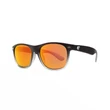 Volcom Fourty6 Matte Black Clear Fade Gray Red Mirror