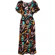 Fundango Tathar Dress ruha Black Plant