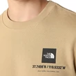 The North Face Coordinates Crew pulóver Khaki Stone