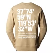 The North Face Coordinates Crew pulóver Khaki Stone