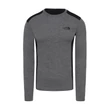 The North Face Easy aláöltözet LS TNF Medium Grey Heather TNF Black