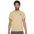 North Face Simple Dome póló Khaki Stone