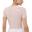 The North Face Crop póló Pink Moss