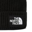 The North Face Logo Box Pom téli sapka Black The North Face Logo Box Pom téli sapka Black