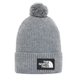 The North Face Logo Box Pom téli sapka tnf Medium Grey Heather The North Face Logo Box Pom téli sapka tnf Medium Grey Heather
