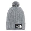 The North Face Logo Box Pom téli sapka tnf Medium Grey Heather The North Face Logo Box Pom téli sapka tnf Medium Grey Heather