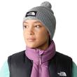 The North Face Logo Box Pom téli sapka tnf Medium Grey Heather The North Face Logo Box Pom téli sapka tnf Medium Grey Heather