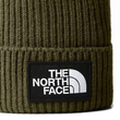 The North Face Logo Box Cuff téli sapka military olive regular
