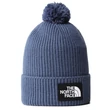 The North Face Logo Box Pom téli sapka Shady Blue