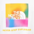 The North Face Redbox póló TNF White Supersonic Blue Gradient Print