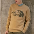 The North Face Standard Crew pulóver Khaki Stone