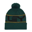 Oakley Factory Cuff Pom téli sapka Hunter Green Amber Yellow