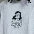 Ripndip Cat Lady póló Ash Heather