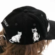 Ripndip Man I Love Felines Strapback sapka Black Charcoal Ripndip Man I Love Felines Strapback sapka Black Charcoal