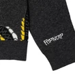 Ripndip Ryu kötött crew pulóver Black Heather