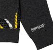 Ripndip Ryu kötött crew pulóver Black Heather Ripndip Ryu kötött crew pulóver Black Heather