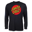 Santa Cruz Classic Dot LS póló Black