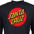 Santa Cruz Classic Dot LS póló Black