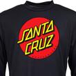 Santa Cruz Classic Dot LS póló Black Santa Cruz Classic Dot LS póló Black