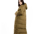 Santa Cruz Demand Long Quilted parka kabát Khaki
