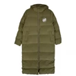 Santa Cruz Demand Long Quilted parka kabát Khaki
