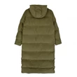 Santa Cruz Demand Long Quilted parka kabát Khaki
