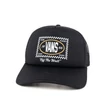 Vans Checkers Curved Bill Trucker sapka Black Vans Checkers Curved Bill Trucker sapka Black