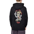 Vans Pizzeria fiú kapucnis pulóver Black