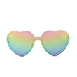 Vans Rainbow Heart napszemüveg Clear Rainbow Mirror