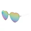 Vans Rainbow Heart napszemüveg Clear Rainbow Mirror