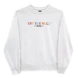 Vans Rainbow Script Crew pulóver Oatmeal Heather