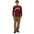 Vans Sidestripe Block hosszú ujjú póló Syrah