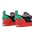 Vans Slip-on V Berry gyerek cipő Red Black Vans Slip-on V Berry gyerek cipő Red Black