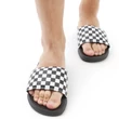 Vans La Costa Slide-on papucs (Checkerboard) True White Black