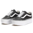 Vans Old Skool Stackform cipő Leather Black True White