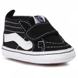 Vans Sk8-Hi Crib baba cipő Black True White