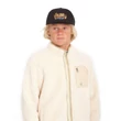 Volcom Muzzer Fuzzar Sherpa zipzáros pulóver Dirty White