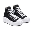 Converse Chuck Taylor All Star Move Hi cipő Black Natural Ivory White
