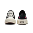 Converse Chuck Taylor All Star Lift Platform Ox cipő Black Egret Red