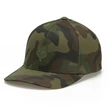 Fox Fox Head Flexfit Fullcap sapka Green Camo