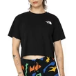 The North Face Cropped Slim Simple Dome póló Tnf Black