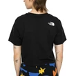 The North Face Cropped Slim Simple Dome póló Tnf Black