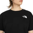 The North Face Cropped Slim Simple Dome póló Tnf Black