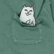 Ripndip Lord Nermal Pocket póló Olive Mineral