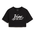Vans Go Anyplace Crew Crop póló Black