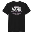 Vans Holder Street Classic póló Black Lavender