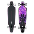 Globe Outlier Drop Through Longboard komplett gördeszka Purple Flames 9.6X36 Globe Outlier Drop Through Longboard komplett gördeszka Purple Flames 9.6X36
