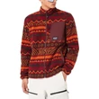 Oakley Mountain Fire Sherpa zipzáros pulóver Grenache Norway Pattern