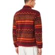 Oakley Mountain Fire Sherpa zipzáros pulóver Grenache Norway Pattern