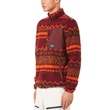 Oakley Mountain Fire Sherpa zipzáros pulóver Grenache Norway Pattern